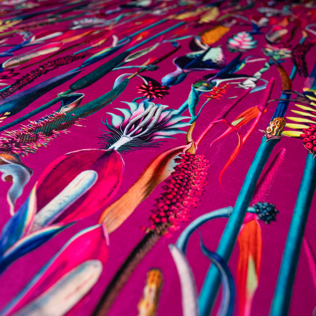 Borneo Hot Pink Fabric - Clearance