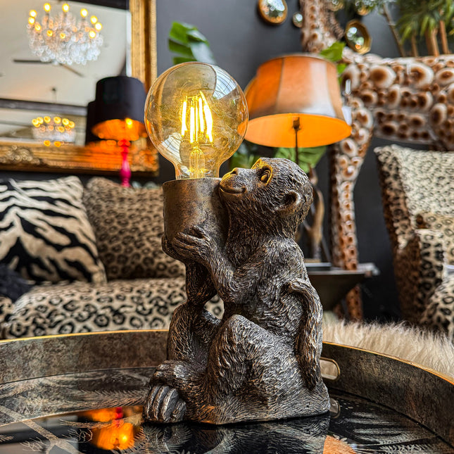 Bright Idea Monkey Lamp