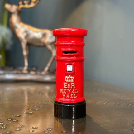 British Post Box Desk Piggy Bank