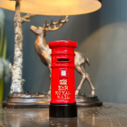 British Post Box Desk Piggy Bank