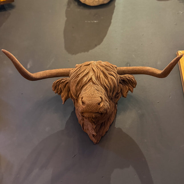 Brown Cow Head