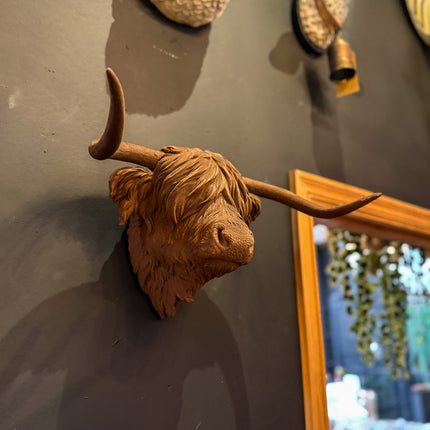 Brown Cow Head