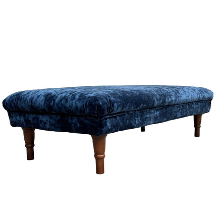 Bugsby Footstool in Sunshine Velvet