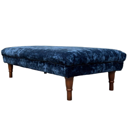 Bugsby Footstool in Sunshine Velvet