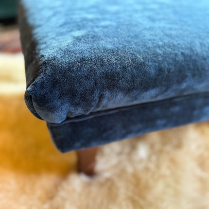 Bugsby Footstool in Sunshine Velvet