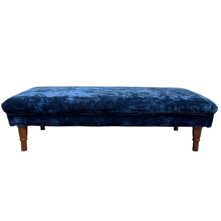 Bugsby Footstool in Sunshine Velvet