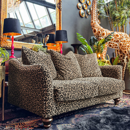 Bugsby 3 Seater Sofa Leopard 
Cream