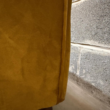 Bugsby 2 Seater Sofa in Plush Mustard Velvet - Ex Display
