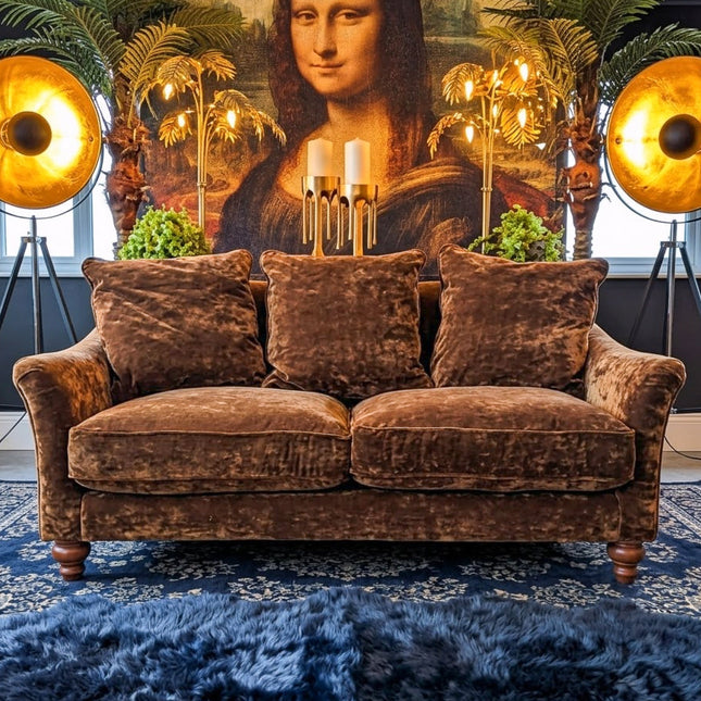 Bugsby 3 Seater in Sunshine Bronze Velvet