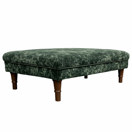 Bugsby Footstool in Sunshine Velvet