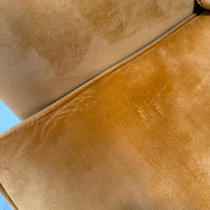 Bugsby Sofa Bed in Plush Mustard Velvet- Ex Display