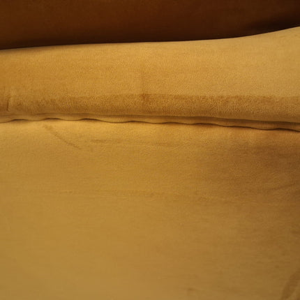Bugsby Sofa Bed  in Gold Mustard Plush Velvet - Ex Display