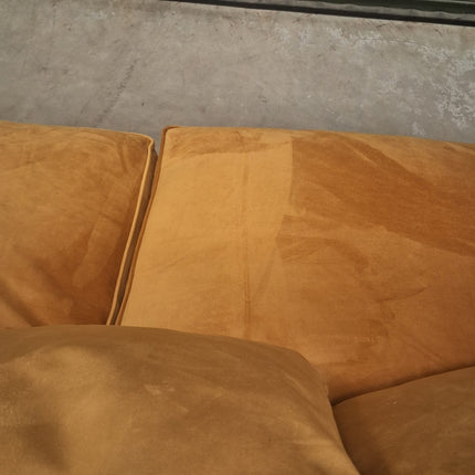 Bugsby Sofa Bed  in Gold Mustard Plush Velvet - Ex Display