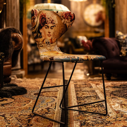 Burt Patterned Fabric Dining Chair