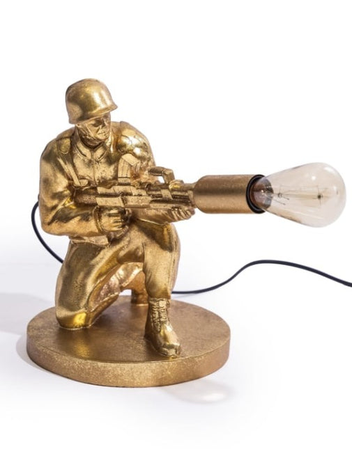 Antique Toy Soldier Table Lamp