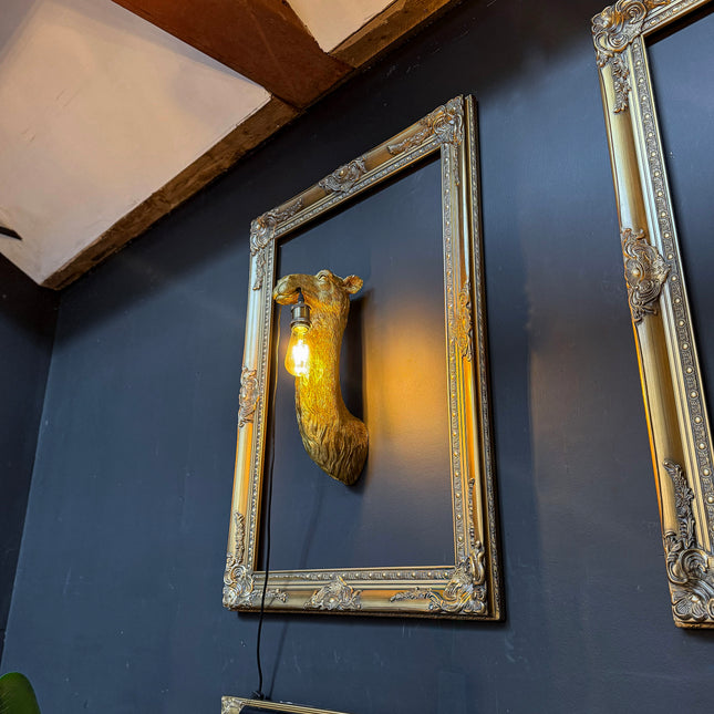 Camel Head Wall Sconce Light