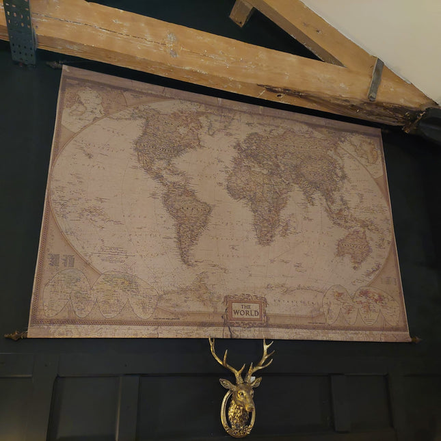 Hanging Canvas - World Map