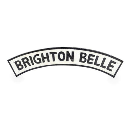 Cast Iron Brighton Belle Railway Sign