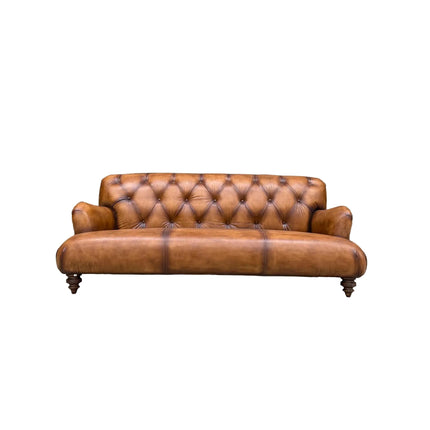Cavendish Chesterfield in Hand Antiqued Buffalo Leather - Factory Seconds