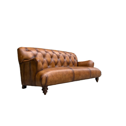 Cavendish Chesterfield in Hand Antiqued Buffalo Leather - Factory Seconds
