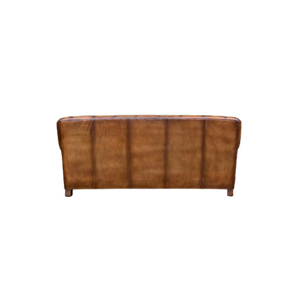 Cavendish Chesterfield in Hand Antiqued Buffalo Leather - Factory Seconds