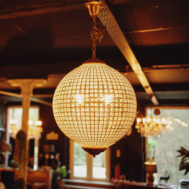 Chandelier Globe Glass