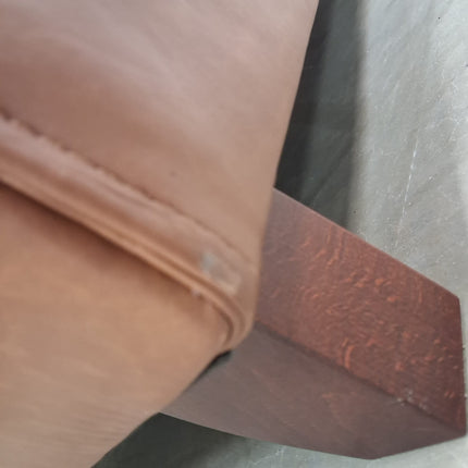 Charles 2 Seater Sofa in Cognac Leather - Ex Display