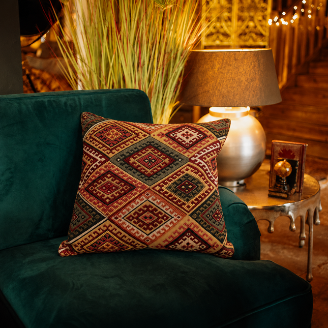 Cushion Limited Edition in Aztec Woven Feather Filled - Clearance