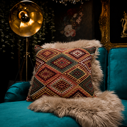 Cushion Limited Edition in Aztec Woven Feather Filled - Clearance