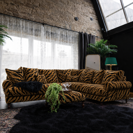 Dopamine in Zebra Gold Velvet
