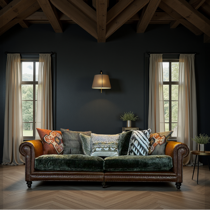 Constable Chesterfield by Tetrad in Galveston & Green Coco Olive