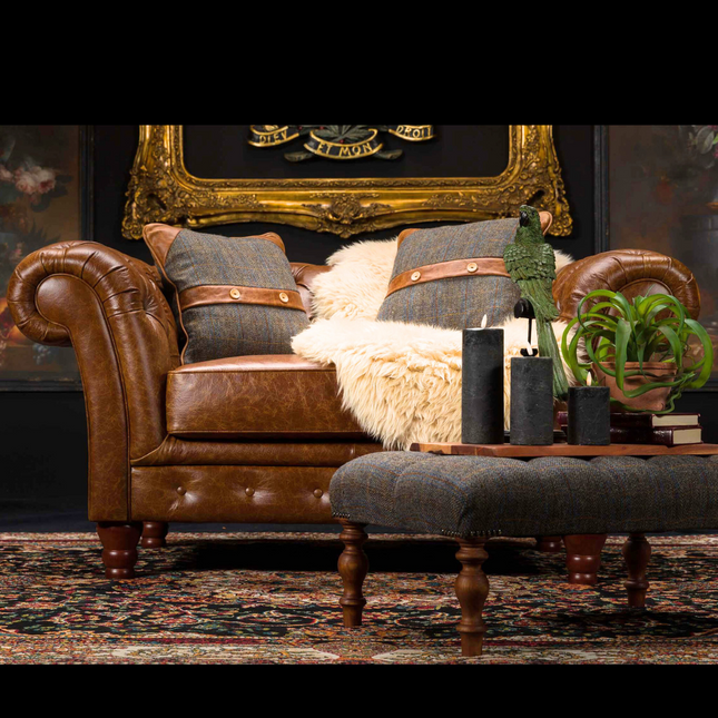 Bertie Chesterfield in Cuba Leather