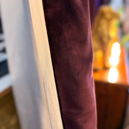 Curtains in Opulence Plum Velvet (Various Sizes)
