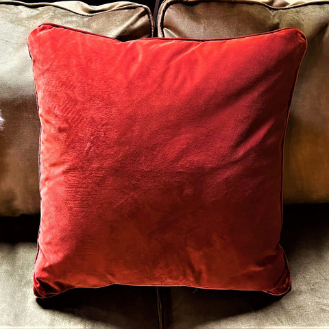 Cushion Indra Rust Large Scatter (50 x 50cm) Feather Filled - Clearance