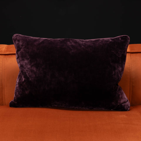 Cushion Large Bolster in Glamour Purple Mulberry (45 x 63cm) Feather Filled