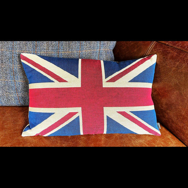 Cushion Union Jack Bolster (46 x 32cm) Feather Filled