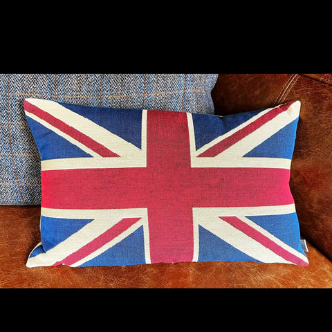 Cushion Union Jack Bolster (46 x 32cm) Feather Filled