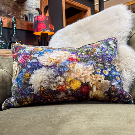 Cushion GP & J Baker Royal Garden Sapphire Bolster (Various Sizes)