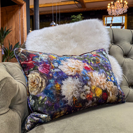 Cushion GP & J Baker Royal Garden Sapphire Bolster (Various Sizes)