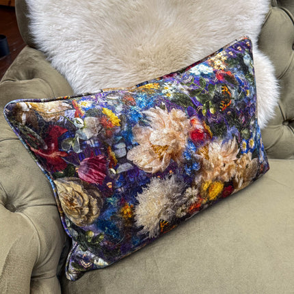 Cushion GP & J Baker Royal Garden Sapphire Bolster (Various Sizes)