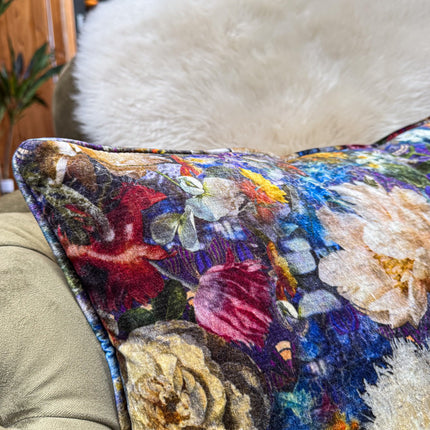 Cushion GP & J Baker Royal Garden Sapphire Bolster (Various Sizes)