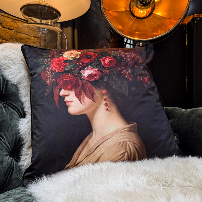 Cushion Scatter in Dame Rouge