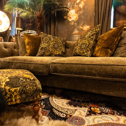 Cushion in Celestial Gilded Velvet (Various Sizes)