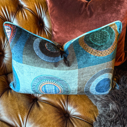 Cushion in Mulberry Dress Circle Velvet (Various Sizes) - Clearance