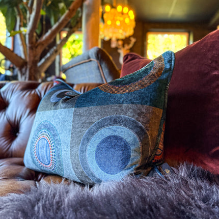 Cushion in Mulberry Dress Circle Velvet (Various Sizes) - Clearance