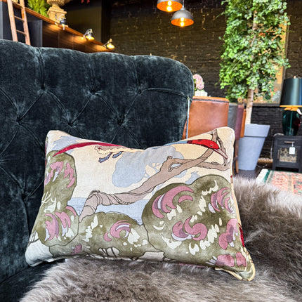 Cushion in Mulberry Flying Ducks Camel (Various Sizes) - New