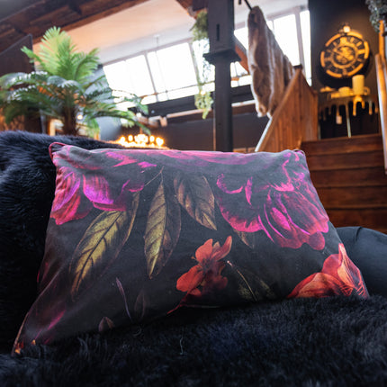 Cushion in Midnight Haze Velvet - Feather Filled (Various Sizes)