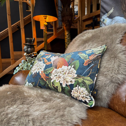 Cushion in Navy Monkey (Various Sizes)
