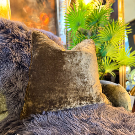 Cushion in Sunshine Velvet (Various Sizes)
