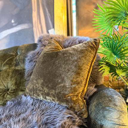 Cushion in Sunshine Velvet (Various Sizes)